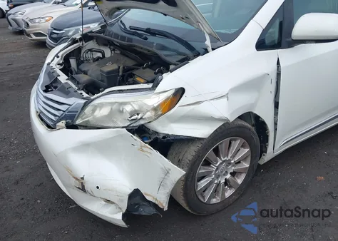 2011 Toyota Sienna Limited V6 из США, поврежденный, VIN 5TDYK3DC6BS077765